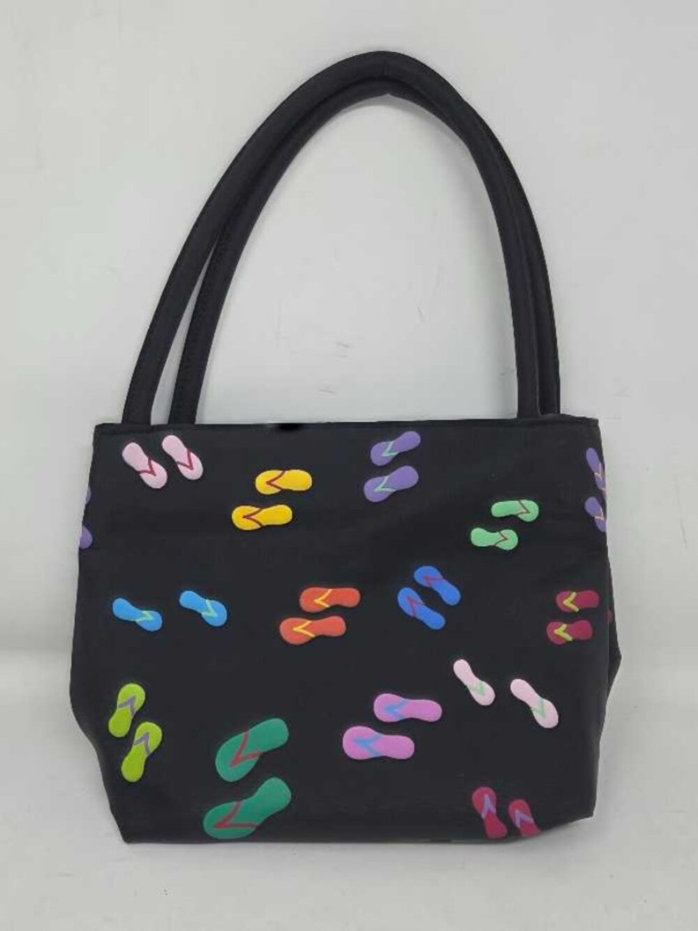 Small flip flop motif beach purse bag